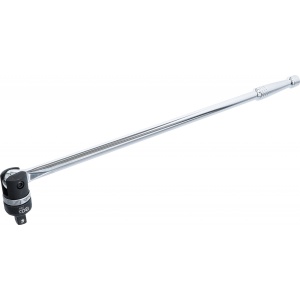 Mâner articulat cu clichet reversibil, antrenare 12,5 mm (1/2"), lungime 620 mm, BGS 228
