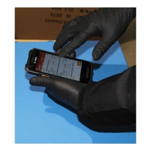 Manusi mecanic auto, nitril negre - 8 mil, marimea L, 100 buc, Satra S-L9GLD - Img 6