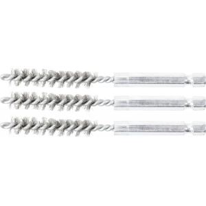 Perii oţel 9 mm, 6,3 mm (1/4") 3 piese, BGS 3078-9-S