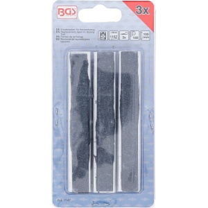 Pietre abrazive pentru dispozitiv de honuit BGS 1157, capete 100 mm, granulatie # 180, 3 piese, BGS 1147 - Img 4