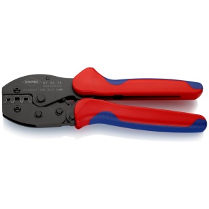 PreciForce® Cleste de sertizat 0,5 – 6,0 mm², manşoane multicomponent, lungime 220 mm, Knipex 975235 - Img 2