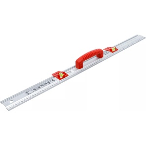 Riglă de tăiere şi trasare, cu mâner şi nivelă cu bulă, 750 mm, BGS DIY 50866 - Img 4