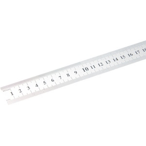 Rigla din otel inoxidabil, flexibila, lungime 1m, BGS DIY 50890 - Img 1