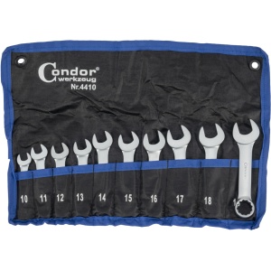 Set 10 chei combinate scurte, 10-19 mm, Condor 4410 - Img 1