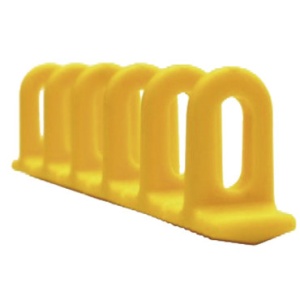 Set 3 multipad din plastic GALBEN (6x22x156mm), GYS 048089