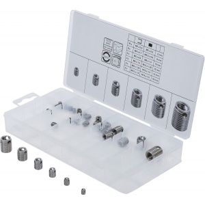 Set adaptoare filetate, autofiletante, 32 buc., BGS 6844