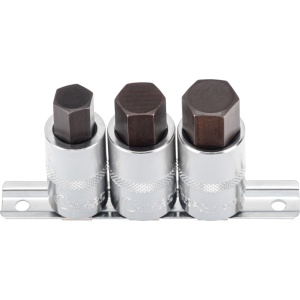 Set biti imbus, act.1/2", hexagon 14-19 mm, 3 buc, Condor 28012 - Img 1