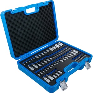 Set biţi şi set capete chei tubulare Profil E / Profil T (pentru Torx) / Profil T (pentru Torx) cu gaură / Profil TP (pentru Torx Plus), 60 piese, BGS 5135 - Img 2