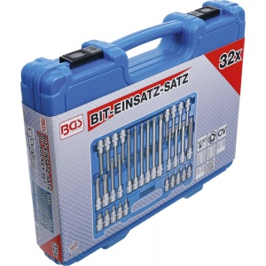 Set biţi Torx Plus TP20 - TP70 cu gaura pentru suruburi cu lacas de securizare, antrenare 12,5 mm (1/2"), 32 piese , BGS 5191 - Img 5