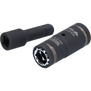 Set capete de tubulara cu clichet de forta, 1/2 "4 in 1, 2 buc, Brilliant Tools BT691011 - Img 3