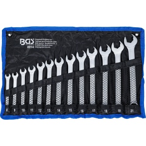 Set chei combinate 8 - 21 mm, partea cheii fixe cu funcţie de clichet, 13 piese, BGS 8914 - Img 5