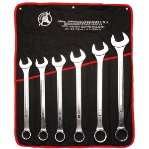 Set chei combinate XXL extralungi 34-36-38-41-46-50mm, 6 piese, BGS DIY 1185 - Img 1