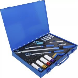 Set chei dinamometrice 5 - 25 Nm -1/4", 10 - 60 Nm - 3/8", 40 - 220 Nm - 1/2", 31 piese, BGS 74305 - Img 3