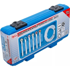 Set chei pentru aerisire frâne si ambreaje hidraulice 7 - 8 - 9 - 10 - 11 - 12 mm, 7 piese, BGS 66516 - Img 6