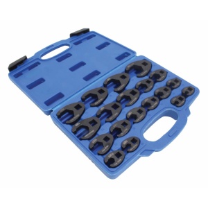 Set chei speciale crowfoot 10-32 mm, antrenare 3/8" si 1/2", 19 piese Satra S-90264 - Img 2