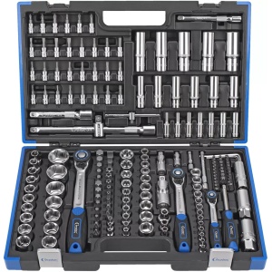 Set chei tubulare hexagonale 4-32 mm, antrenare 1/4'' - 3/8'' - 1/2", 180 piese, Condor 38180 - Img 2