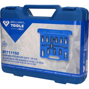 Set chei universale pentru schimb de ulei, 12 buc, Brilliant Tools BT711150 - Img 4