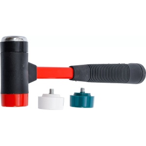 Set ciocan cu cap interschimbabil, Coadă fibră de sticlă, Ø 38 mm, BGS DIY 91864 - Img 3