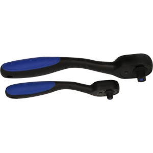 Set clicheti cu scimbator cu antrenare 1/4" si 1/2", 2 piese, Brilliant Tools BT023002 - Img 3