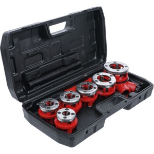 Set clupe de taiere filete pentru teava 1/4" - 1.1/4", 8 piese, BGS DIY 1891 - Img 2