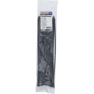 Set coliere pentru cablu | negru | 4,5 x 350 mm | 50 piese, BGS DIY 80877 - Img 3