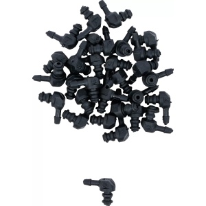 Set conectori din plastic tip L, 30 piese, BGS 8107-22 - Img 4