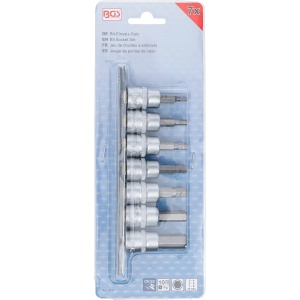 Set cu biti Imbus 3-10mm, antrenare cu tubulara 3/8", 7 piese, BGS 5107 - Img 2