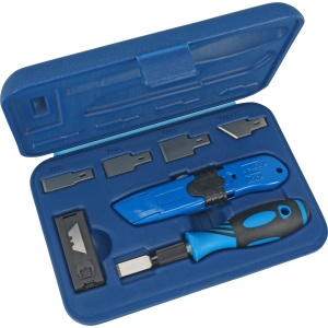 Set cutter si razuitor cu lame de rezerva, 27 piese, Condor 4727 - Img 3