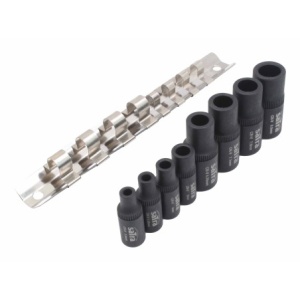 Set de 8 chei tubulare pentru robinet cu magnet, cu orificiu de 3/8” și orificiu de 1/4”, Satra S-8TASM