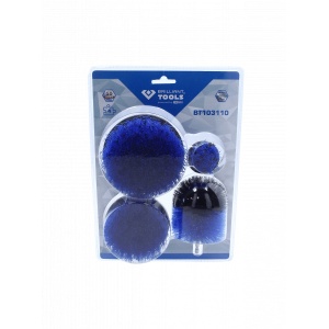 Set de atasamente tip perie pentru bormasini, 4 piese, Brilliant Tools BT103110 - Img 2