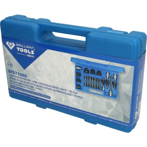 Set de biti si chei tubulare pentru alternator, 18 piese, Brilliant Tools BT571020 - Img 3
