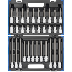 Set de biti Torx T20-70 cu tubulara 1/2 ", 32 piese, Condor 5082 - Img 1