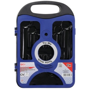 Set de chei combinate cu clichet 8-19mm, 7 piese, BGS 1596 - Img 2