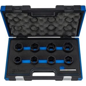 Set extractoare pentru suruburi 27-41 mm, antrenare 3/4", 9 piese, Condor 2129 - Img 1