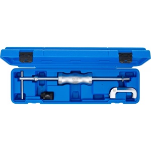 Set extractor pentru injectoare cu ciocan inertial pentru motoare Mercedes CDI OM611, OM612, OM613, lungime tija ciocan 470mm, lungime totala 570mm, greutate 1.85Kg, BGS 62005 - Img 4
