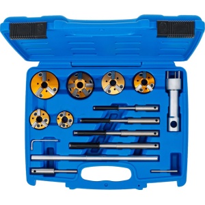 Set freze pentru corectat scaune de supape 28-65 mm, 15 piese, BGS