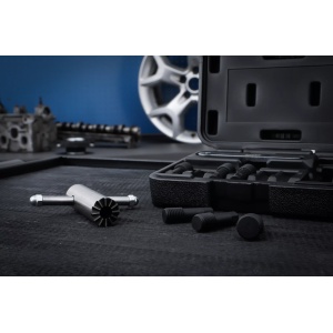 Set pentru corectat si refacut suprafetele de etansare a busoanelor de la baia de ulei M12-M17x1.5, 8 piese, BGS 6674 - Img 2