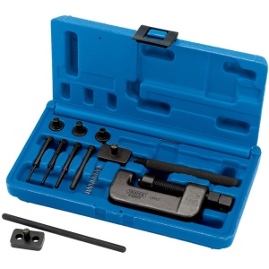 Set pentru inlocuit lant de Moto cu pini pentru bolturi de 2.2, 2.9 si 3.8mm, Draper 31318
