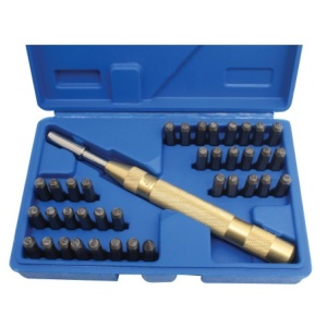 Set poansoane numere / litere - 38 piese, Satra S-ANL38 - Img 2