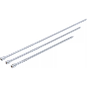 Set prelungitoare cu antrenare 6,3 mm (1/4"), lungime 300 / 380 / 450 mm, 3 piese, BGS 6854 - Img 2