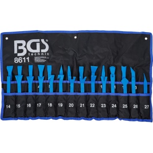 Set spatule pentru demontat interioare, bumbi, clipsuri, 27 piese, BGS 8611 - Img 5