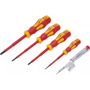 Set surubelnite izolate 1000V, 5piese, BGS DIY 35815 - Img 1