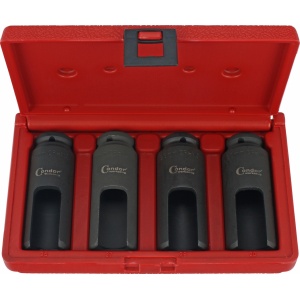 Set tubulare speciale pentru injectoare, act. 1/2", PSA, 4 buc, Condor 4772 - Img 1