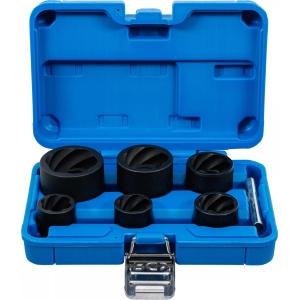 Set tubulare speciale pentru suruburi deteriorate, 6 piese, 22-41 mm, 1/2"+3/4", BGS 5268