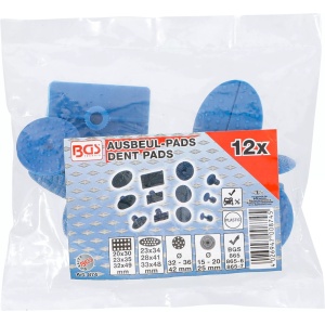 Set ventuze din plastic pentru reparatii tinichigerie fara revopsire, 12 piese, BGS 874 - Img 2