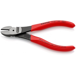 Sfic de forta, manere acoperite cu plastic, lungime 140 mm, Knipex 7401140 - Img 2