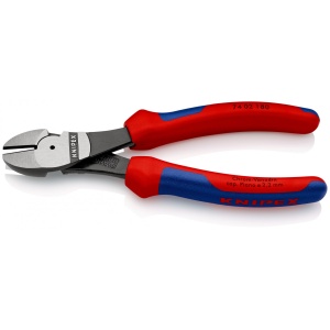 Sfic de forta, manşoane multicomponent, lungime 180 mm, Knipex 7402180 - Img 2