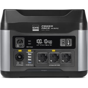 Stație de alimentare 12 V / 230V pentru a reîncărca sau alimenta toate tipurile de dispozitive electronice (1500 W). GYS 085169 - Img 3