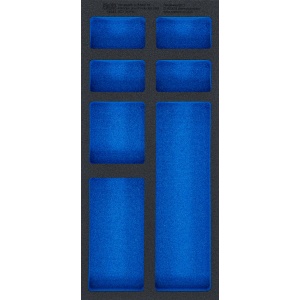 Suport organizator pentru carucior 1/3, gol: 7 compartimente aşezare, 408 x 189 x 32 mm, BGS 74363 - Img 1