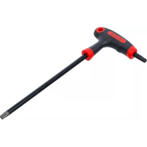 Şurubelniţa cu mâner T şi lama laterala | Profil T (pentru Torx) cu/fara alezaj T50, BGS DIY 7880-T50 - Img 1